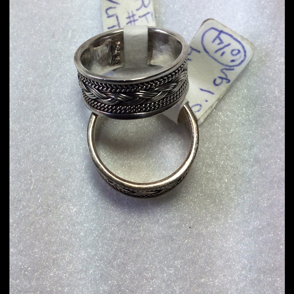 FINAL SALE PRICE Silver Designed Band Ring